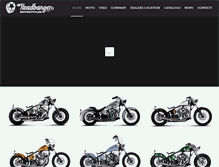 Tablet Screenshot of headbangermotorcycles.com